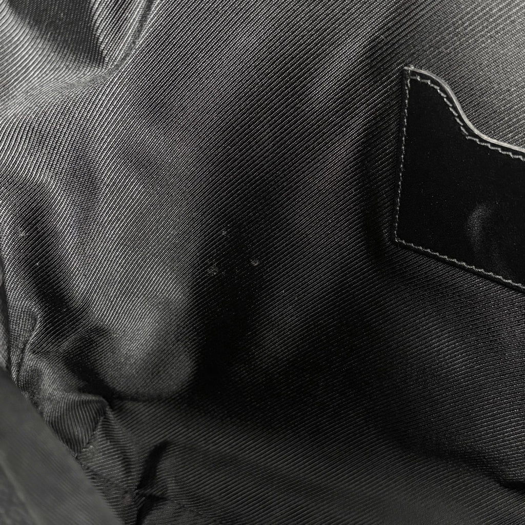 Gucci Logo Shoulder Bag Nylon Black — view 7