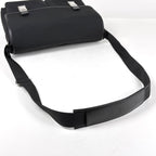 Gucci Logo Shoulder Bag Nylon Black — view 5