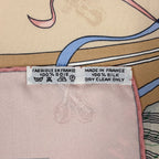 Hermes Carre 90 le Carnaval de Venise Carnival in Venice Scarf Silk Pink — view 2