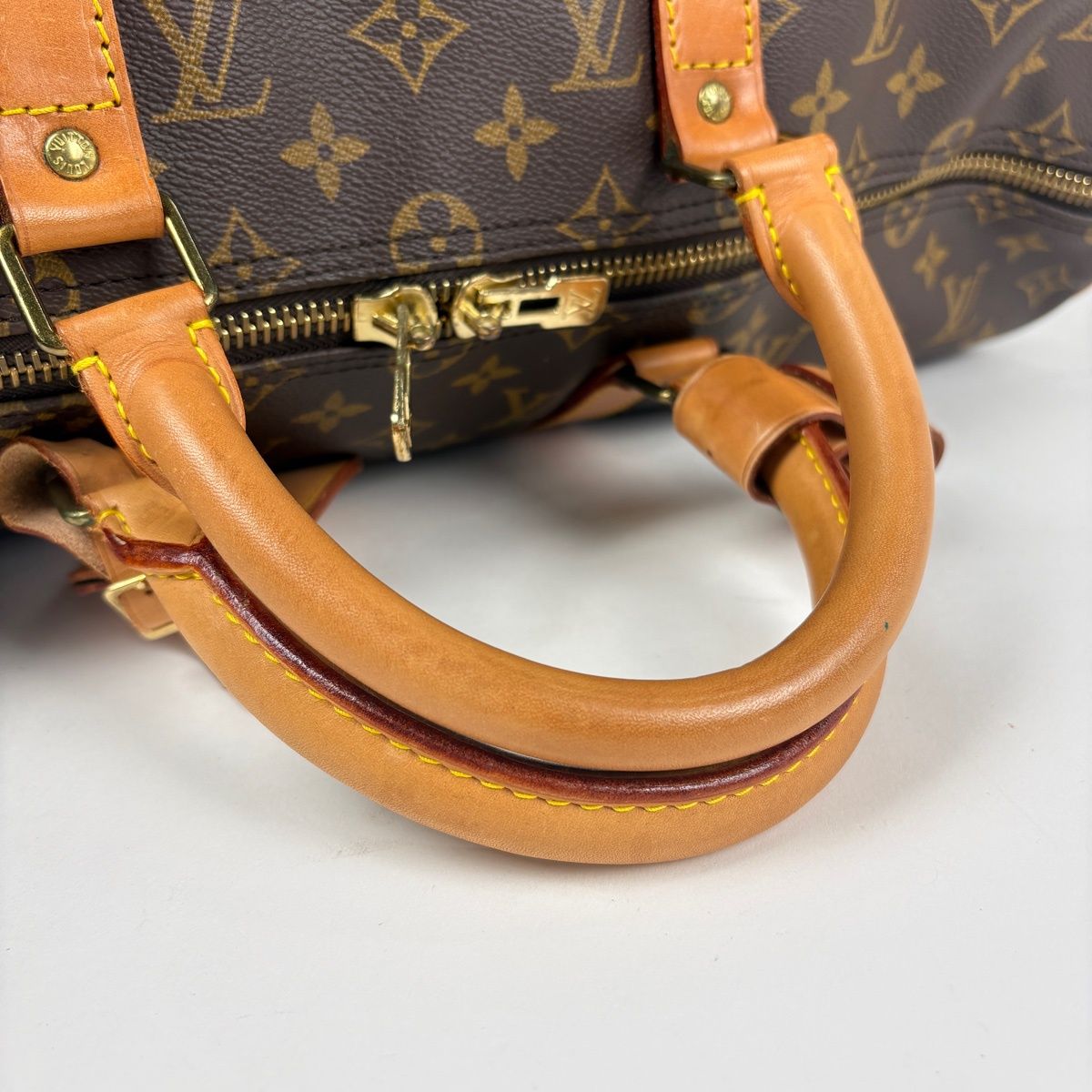 Louis Vuitton Keepall Bandouliere 50 Boston Bag Monogram Brown — view 7