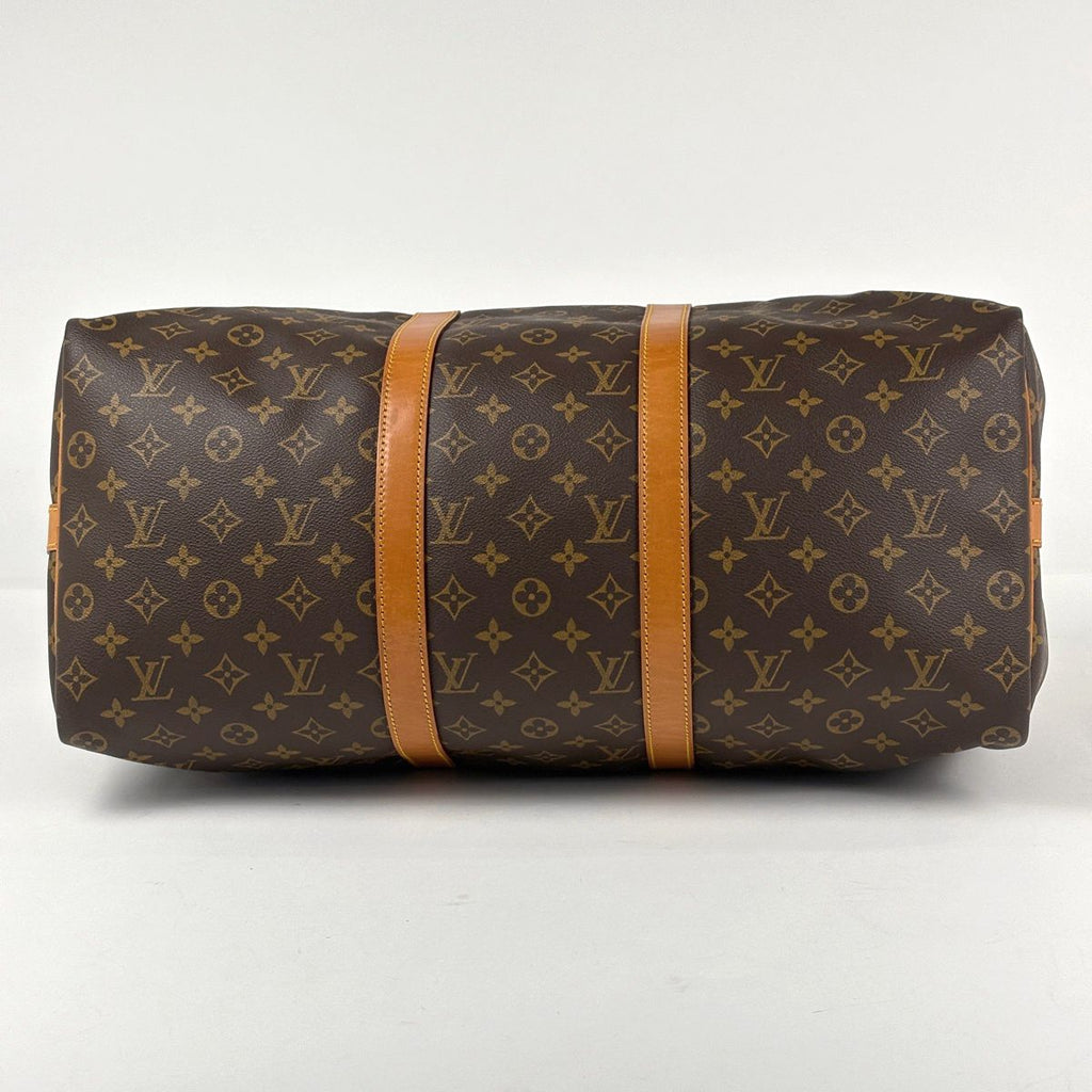 Louis Vuitton Keepall Bandouliere 50 Boston Bag Monogram Brown — view 2