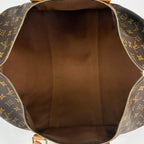Louis Vuitton Keepall Bandouliere 50 Boston Bag Monogram Brown — view 9