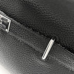 Hermes Gipsiere 37 Crossbody Shoulder Bag Taurillon Clemence Black — view 8