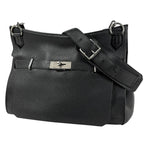 Hermes Gipsiere 37 Crossbody Shoulder Bag Taurillon Clemence Black