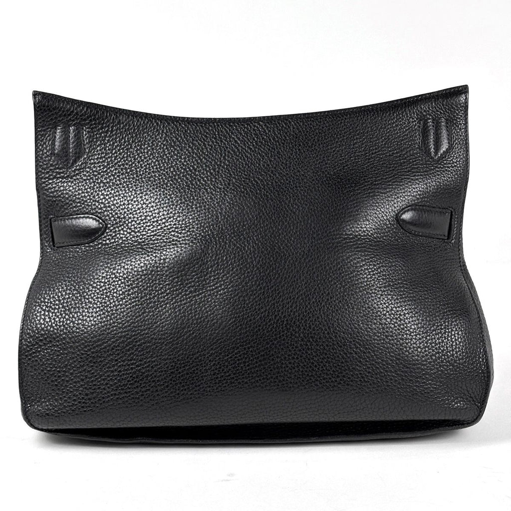 Hermes Gipsiere 37 Crossbody Shoulder Bag Taurillon Clemence Black — view 3