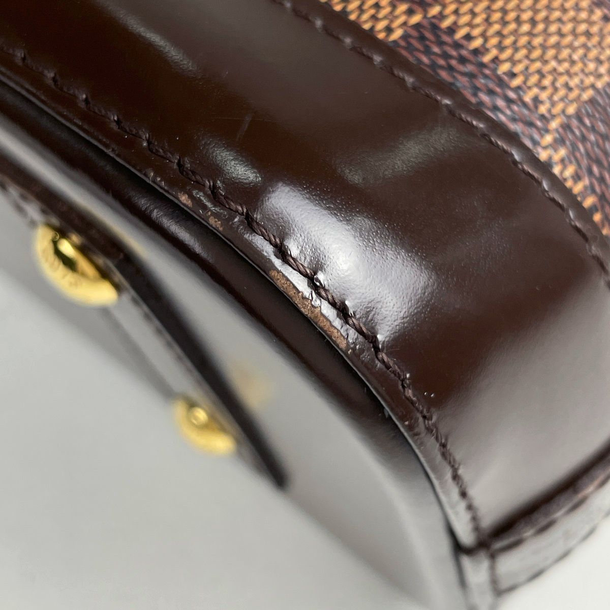 Louis Vuitton Alma BB 2-Way Handbag Damier Brown — view 3