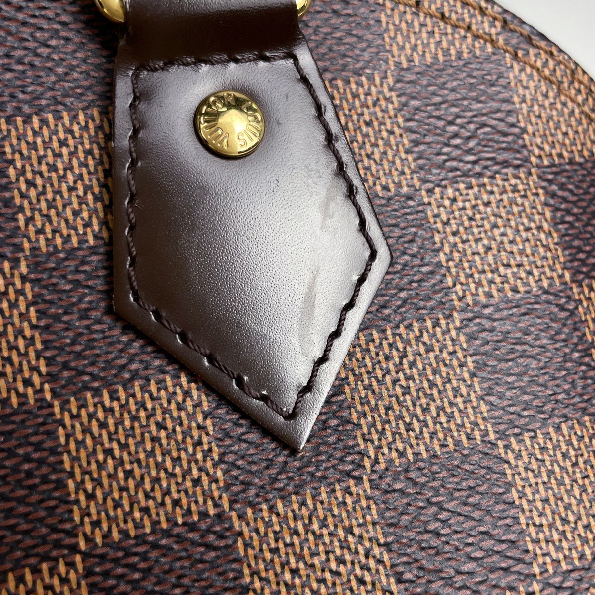 Louis Vuitton Alma BB 2-Way Handbag Damier Brown — view 4