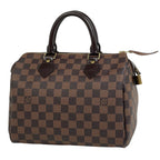 Louis Vuitton Speedy 25 Handbag Damier Brown