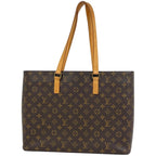 Louis Vuitton Shoulder Bag Tote Monogram Brown