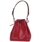 Louis Vuitton Petit Noe Shoulder Drawstring Bag Epi Castilian