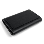 Prada Logo 6 Key Case Key Ring Leather Nero Key Holder — view 2