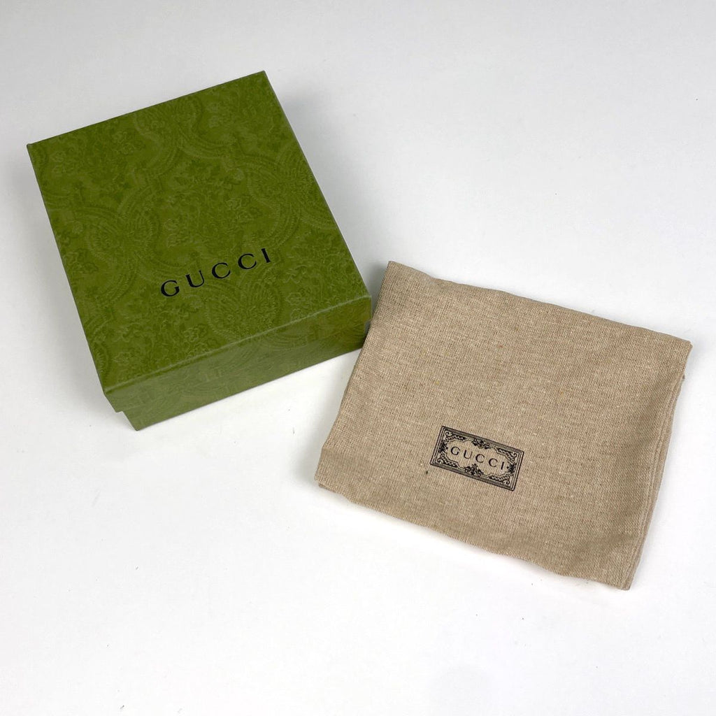 Gucci GG Marmont Compact Wallet Trifold Leather Beige — view 8