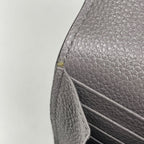 Gucci Zumi Continental Wallet Bifold Leather Gray — view 5