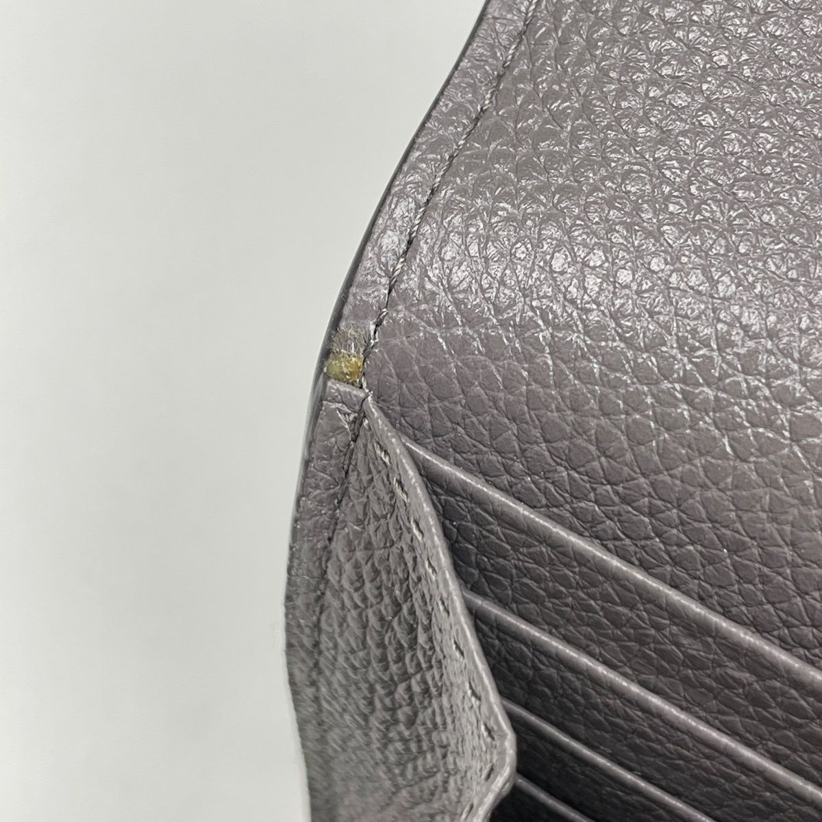 Gucci Zumi Continental Wallet Bifold Leather Gray — view 5