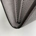 Gucci Zumi Continental Wallet Bifold Leather Gray — view 4