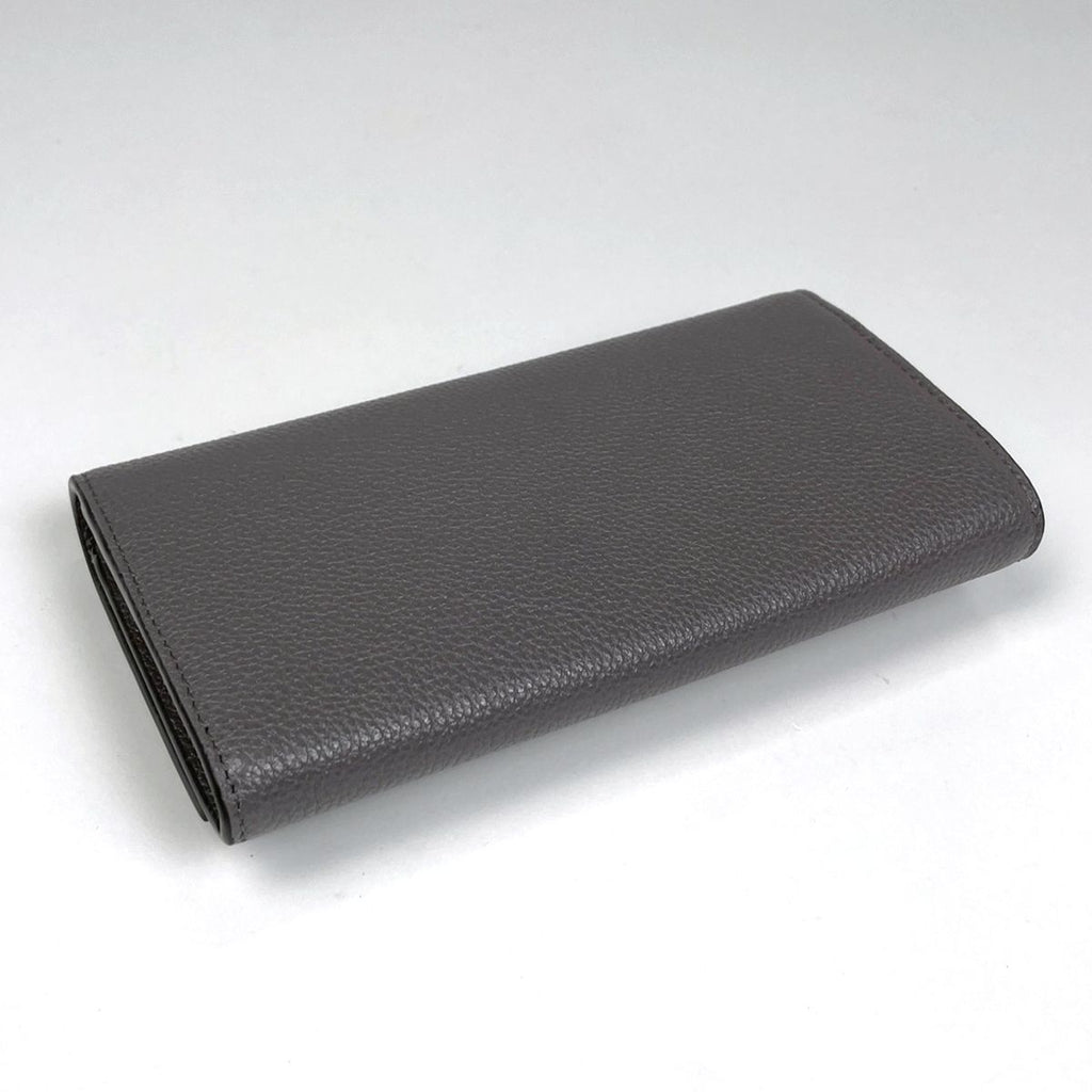 Gucci Zumi Continental Wallet Bifold Leather Gray — view 2