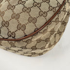 Gucci GG Pattern Ski Shoulder Bag Canvas Brown — view 3