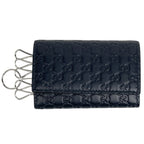 Gucci Micro Guccissima 6 Key Case Key Holder Key Hook Marais the Navy