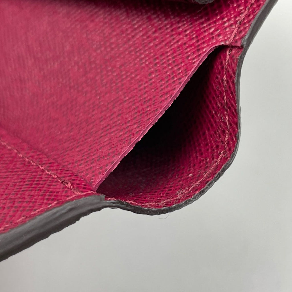 Louis Vuitton Portefeuille Juliette Bifold Wallet Monogram Brown Fuchsia — view 4