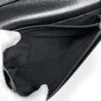 Chanel Camellia Bifold Wallet CC Logo Leather Black — view 5