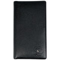 Chanel Camellia Bifold Wallet CC Logo Leather Black