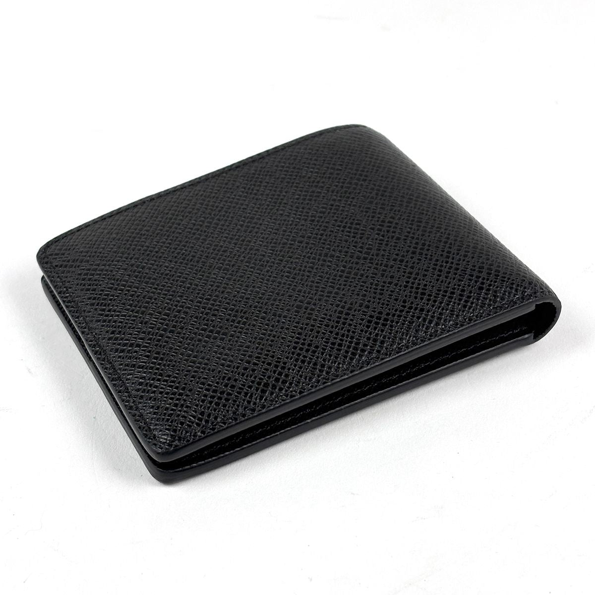 Louis Vuitton Portefeuille Calf Bifold Wallet Taiga Noir — view 2