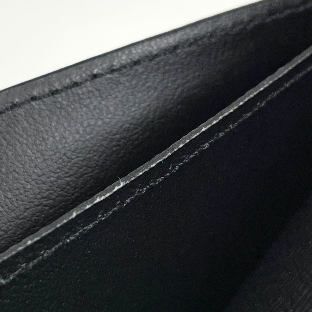 Louis Vuitton Portefeuille Calf Bifold Wallet Taiga Noir — view 5
