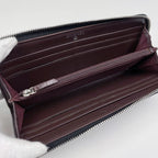 Chanel CC Logo L-shaped Zipper Wallet Quilted Leather Black — view 7