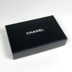 Chanel Coco Button Bifold Wallet CC Logo Leather Black — view 9