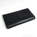 Chanel Coco Button Bifold Wallet CC Logo Leather Black — view 2