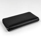 Gucci Logo Wallet Zip Around Leather Black — view 2