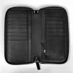 Gucci Logo Wallet Zip Around Leather Black — view 6