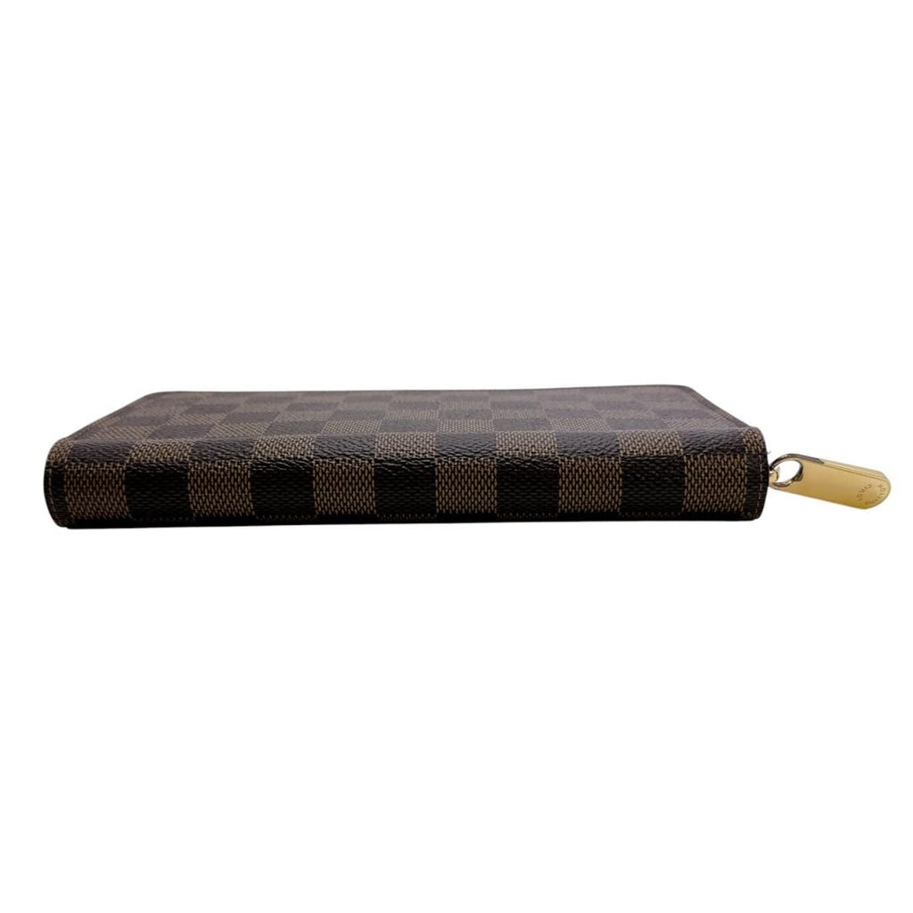 Louis Vuitton Damier Wallet Zippy Brown — view 3