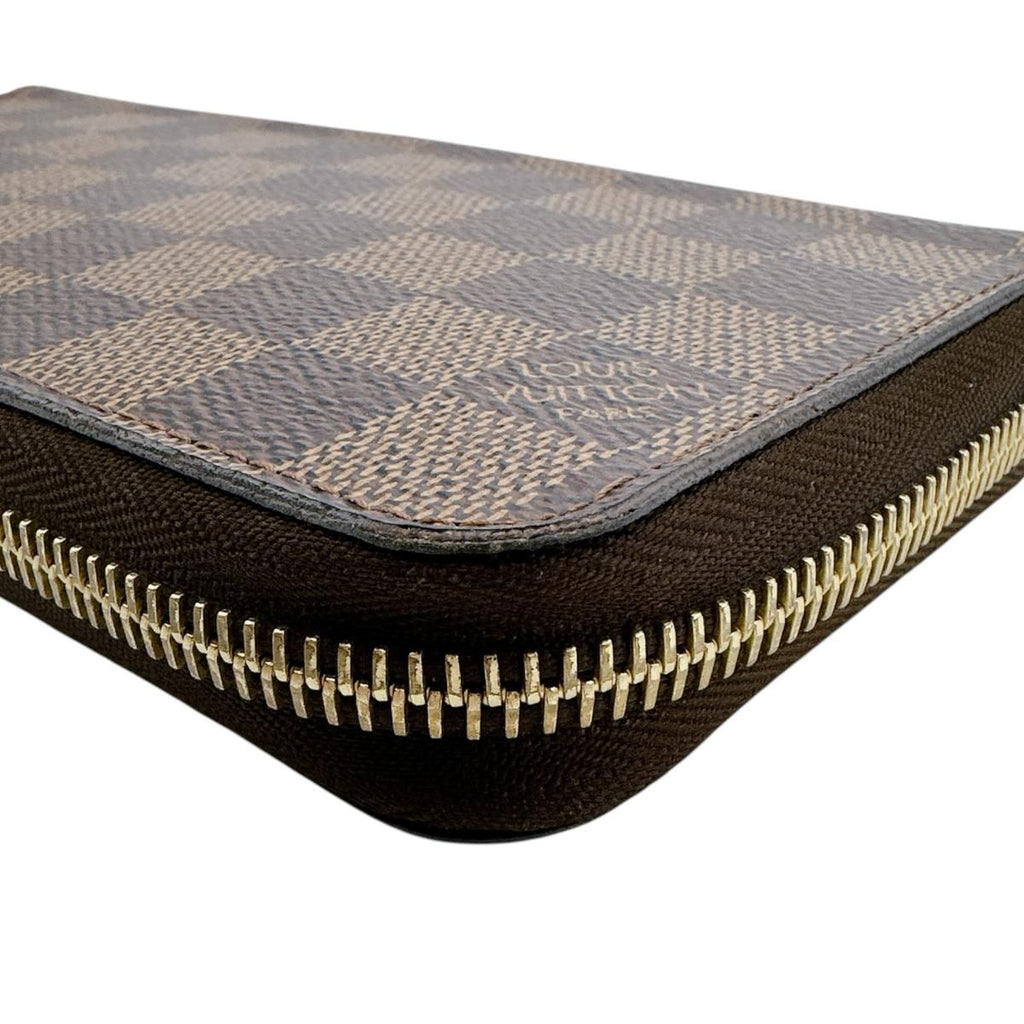 Louis Vuitton Damier Wallet Zippy Brown — view 6