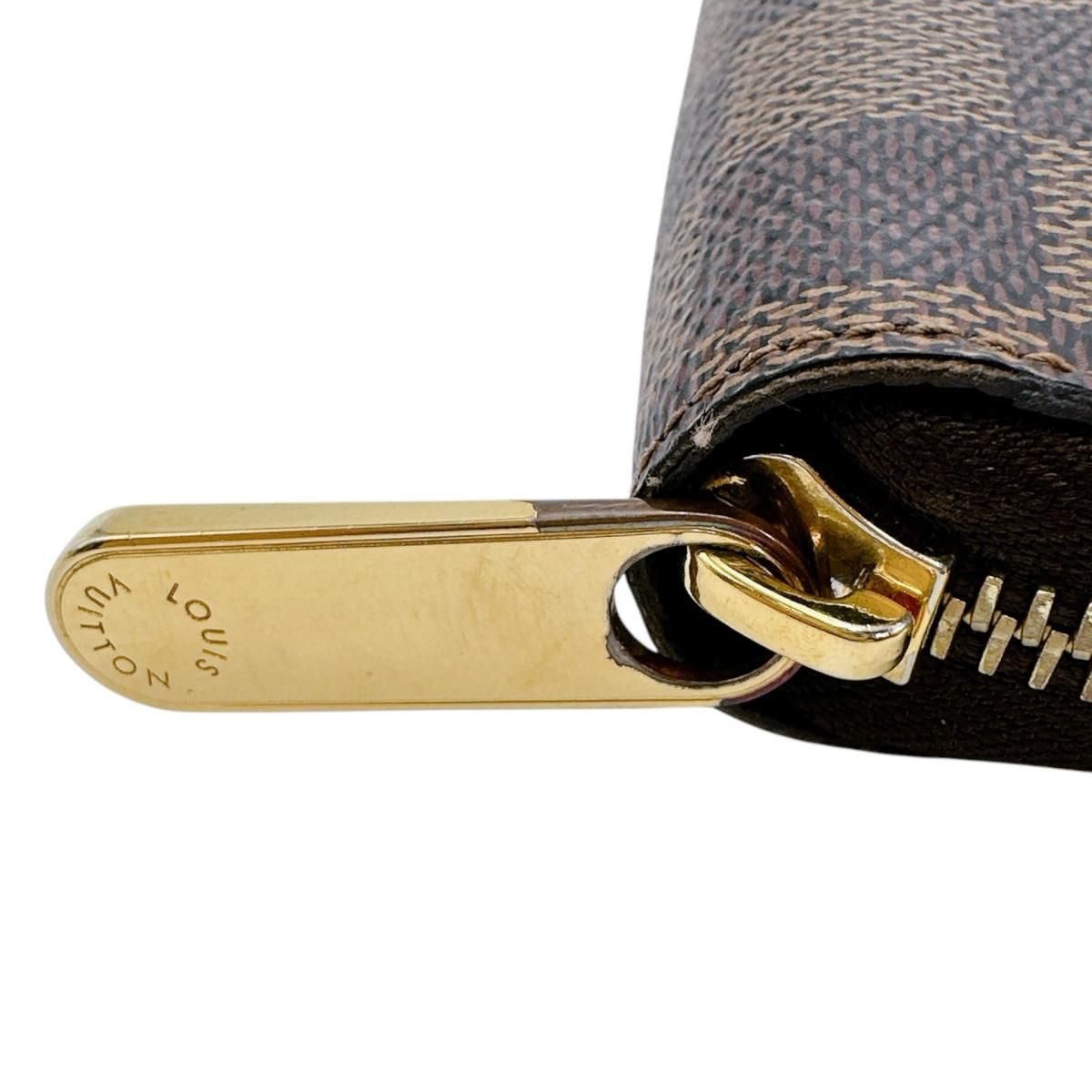 Louis Vuitton Damier Wallet Zippy Brown — view 8