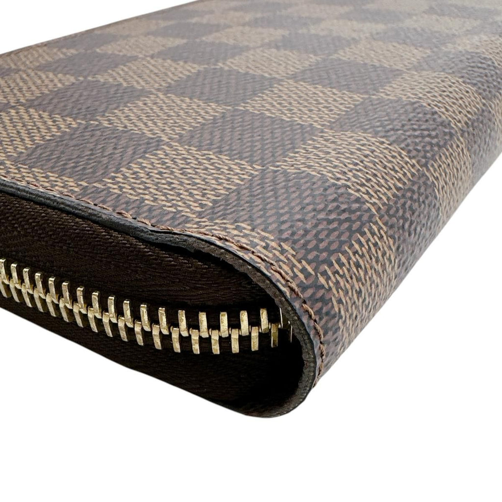 Louis Vuitton Damier Wallet Zippy Brown — view 5