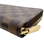 Louis Vuitton Damier Wallet Zippy Brown — view 4