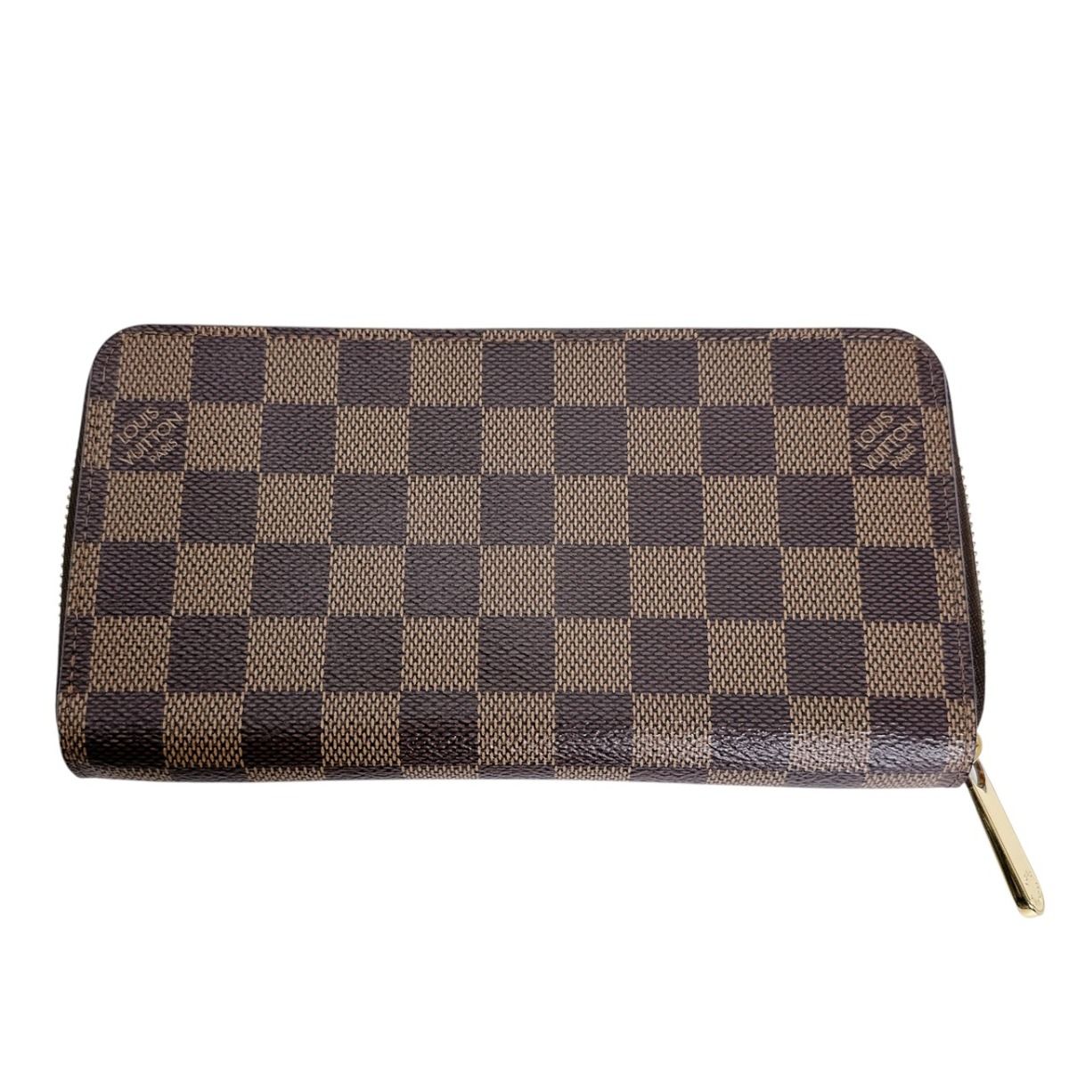Louis Vuitton Damier Wallet Zippy Brown