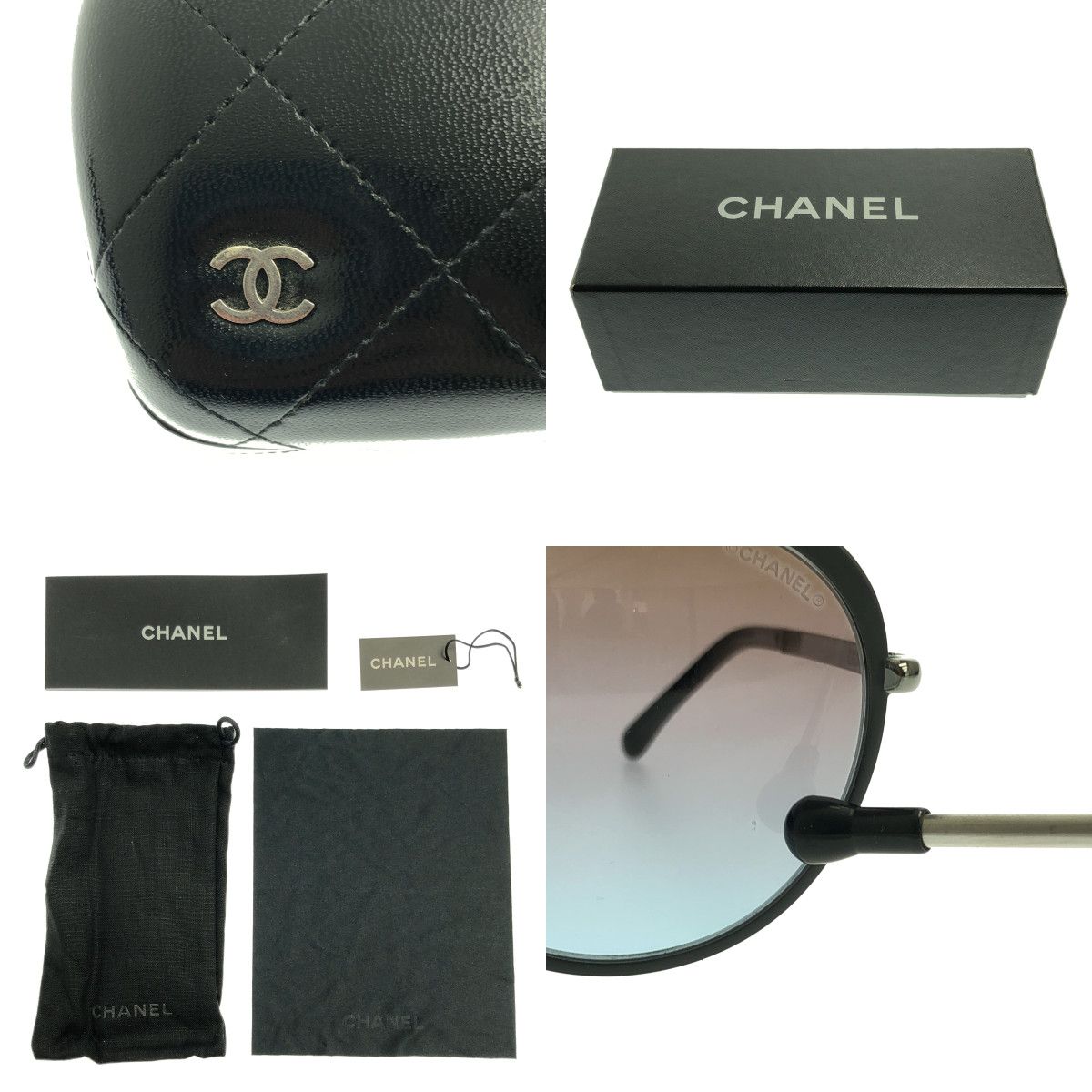 Chanel Sunglasses Eyewear Gray — view 9