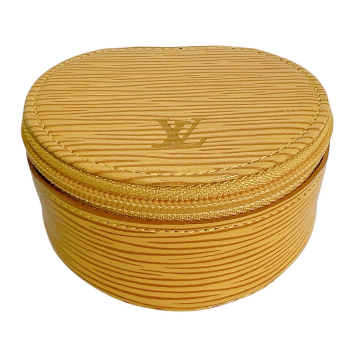 Louis Vuitton Epi Case Ecrin Pouch Tassili Yellow
