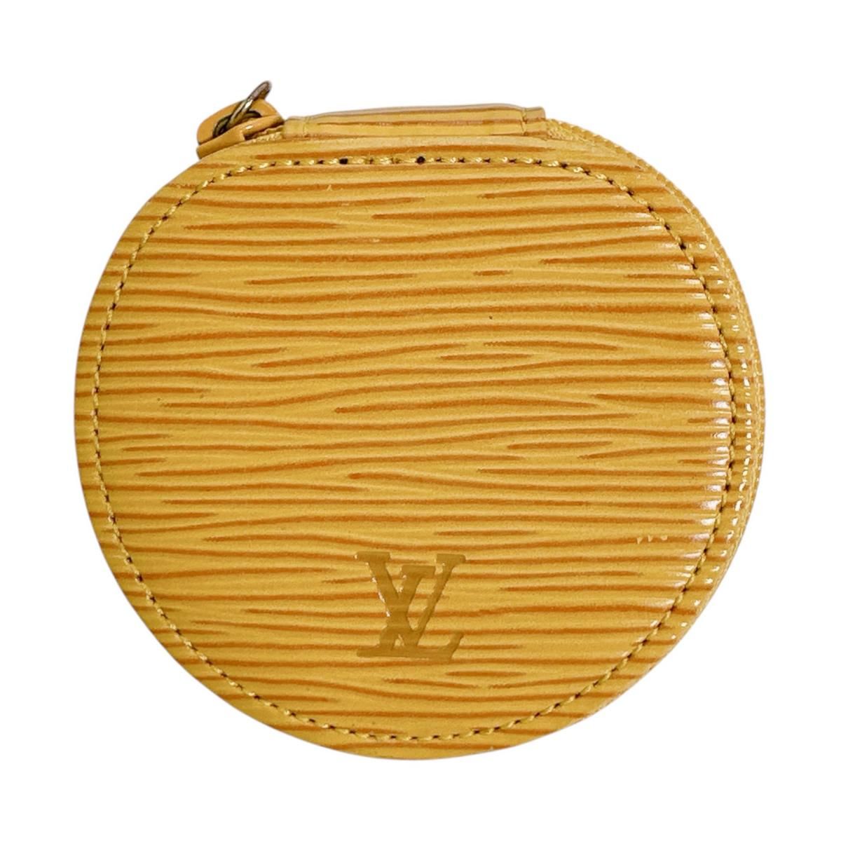 Louis Vuitton Epi Case Ecrin Pouch Tassili Yellow — view 2