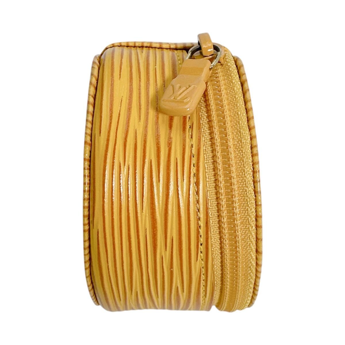 Louis Vuitton Epi Case Ecrin Pouch Tassili Yellow — view 4