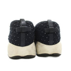 Dior Mesh Sneakers Slip on Shoes Bead Decoration Blue Navy — view 4