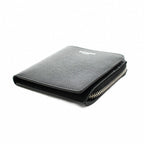 Saint Laurent Paris East West Zip Wallet Bifold Coin Purse Leather Black — view 4