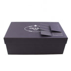 Prada Driving Shoes Flat Leather 36.5 Navy TK 52 — view 9