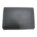 Louis Vuitton Epi Business Card Holder Amberop Carte de Visite Case Black