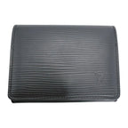 Louis Vuitton Epi Business Card Holder Amberop Carte de Visite Case Black