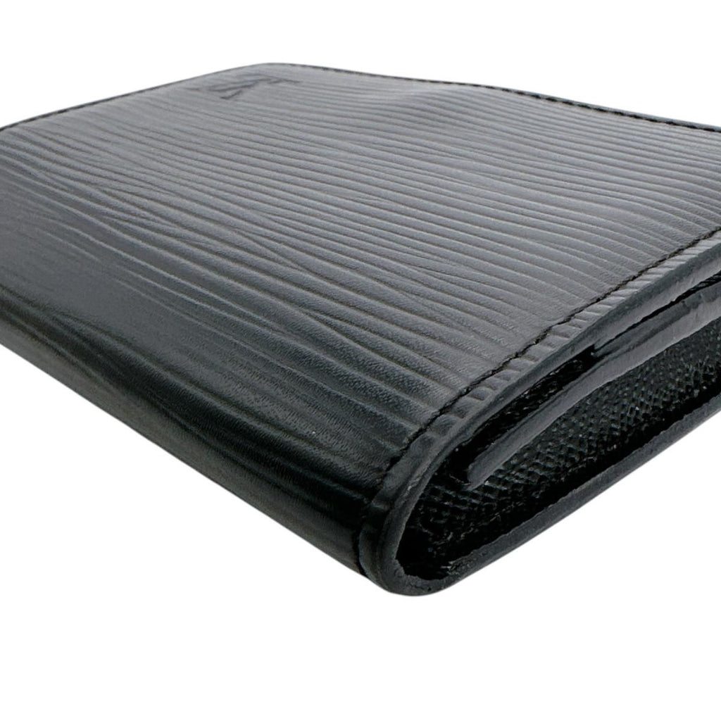 Louis Vuitton Epi Business Card Holder Amberop Carte de Visite Case Black — view 8