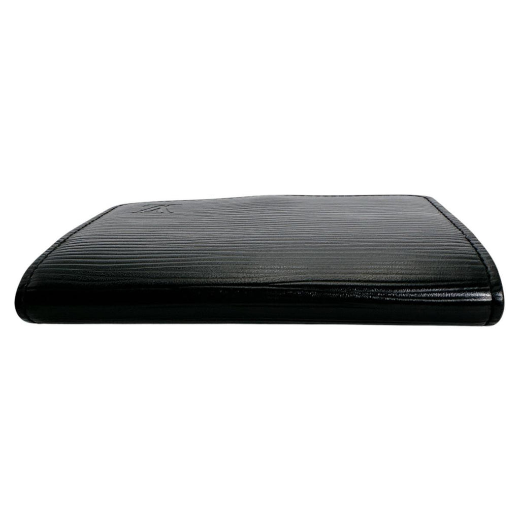 Louis Vuitton Epi Business Card Holder Amberop Carte de Visite Case Black — view 6