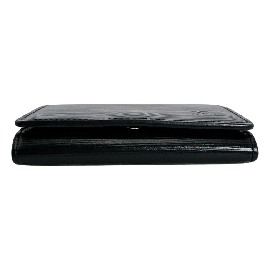 Louis Vuitton Epi Business Card Holder Amberop Carte de Visite Case Black — view 5